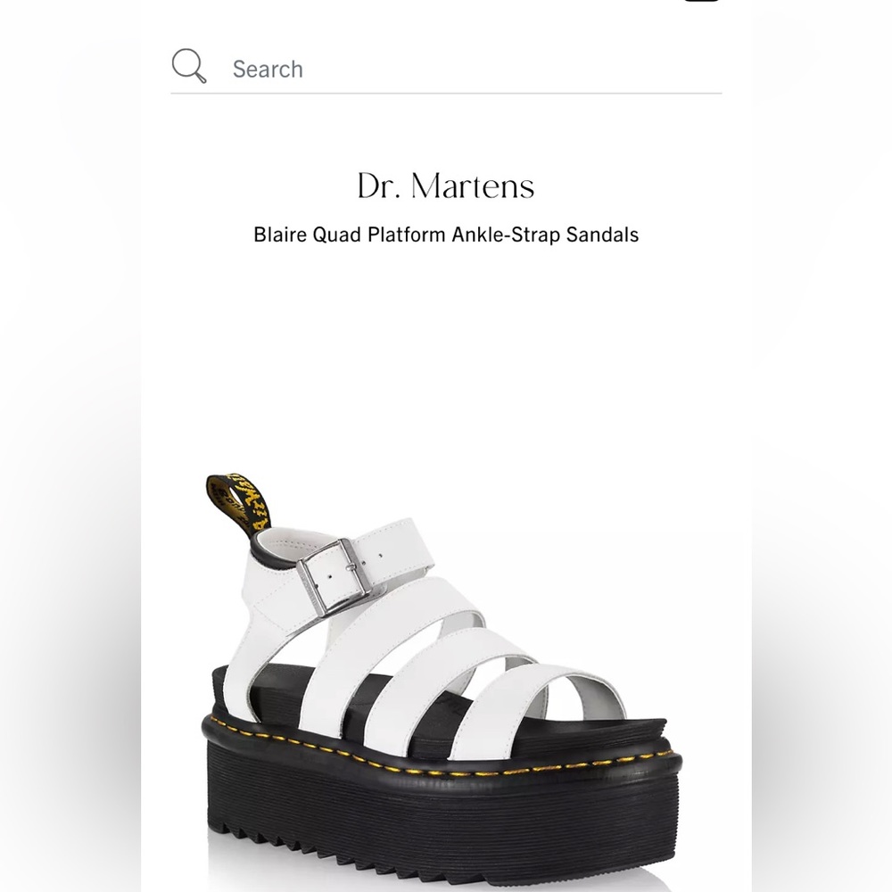 BLAIRE HYDRO LEATHER PLATFORM STRAP SANDALS